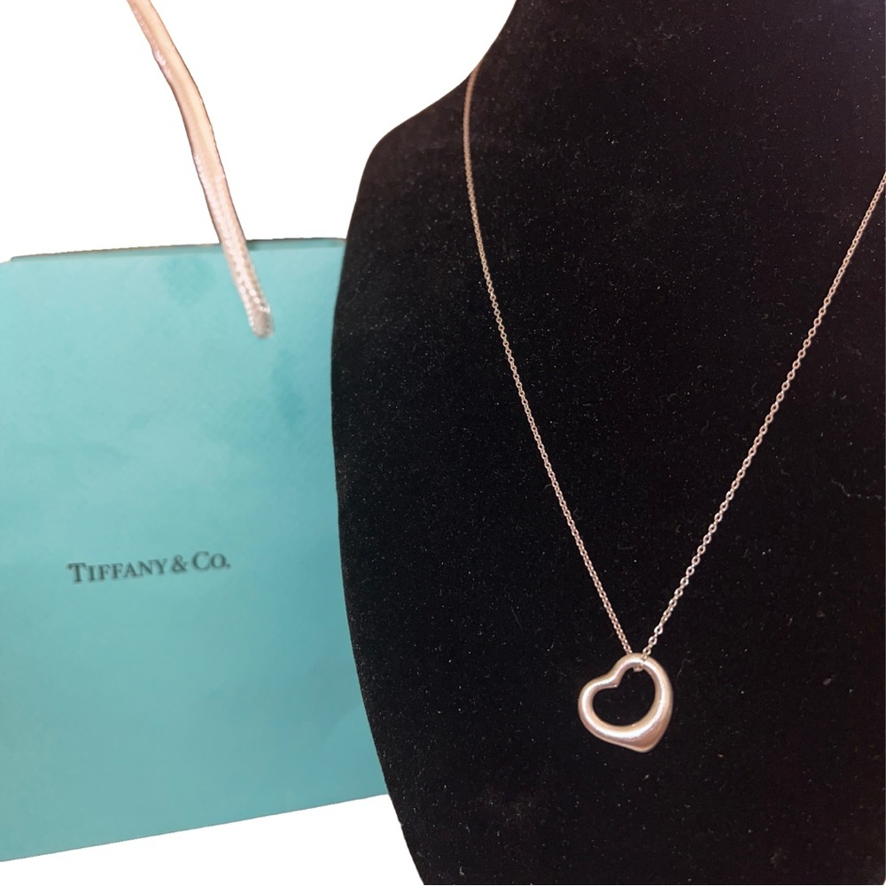 Tiffany & Co. Elsa Peretti Open Heart Necklace - POTENTIAL LUXURY BINGO GIFT🛍️